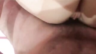 Romantic creampie sex